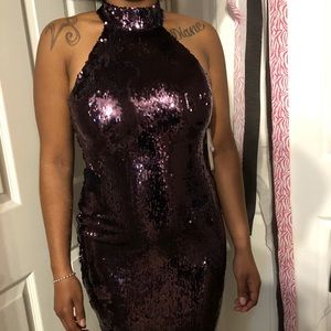 Premier Amour Sequined Dress